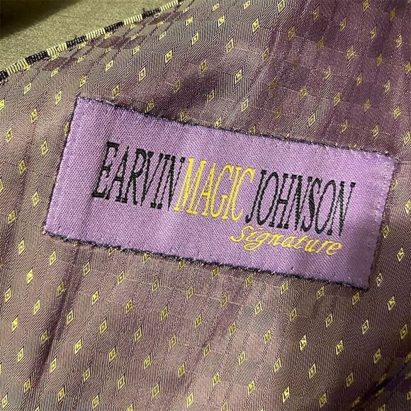 Earvin Magic Johnson Men's Taupe Sport Coat Blazer Jacket 50XL - Picture 3 of 15